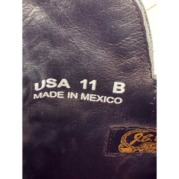 Women’s J.B. Dillon Reserve Distressed Turquoise Patina Western Boots – Size 11B - Picture 7 of 11